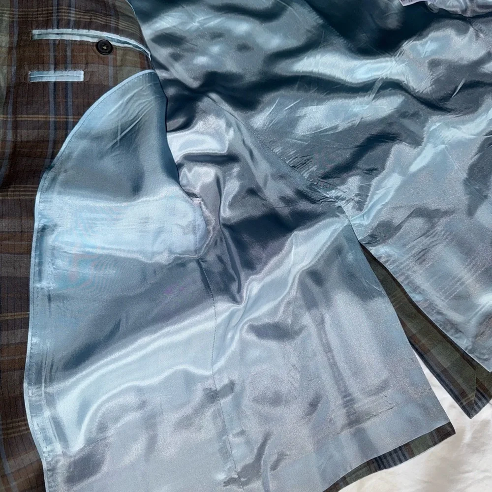 Banana Republic Plaid Sport Coat 36R - Picture 10 of 12